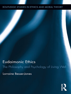 cover image of Eudaimonic Ethics
